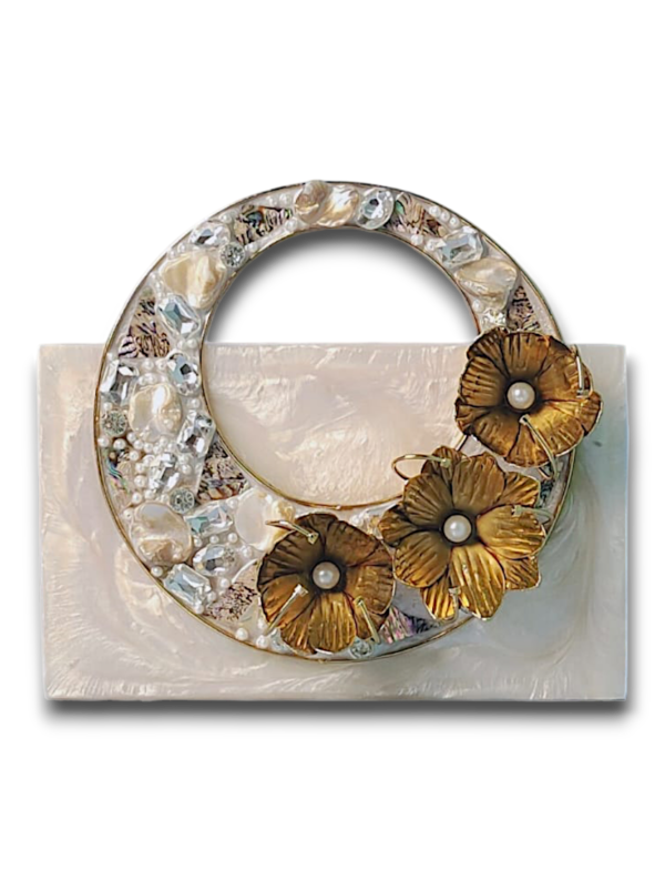 Royal Pearl clutch